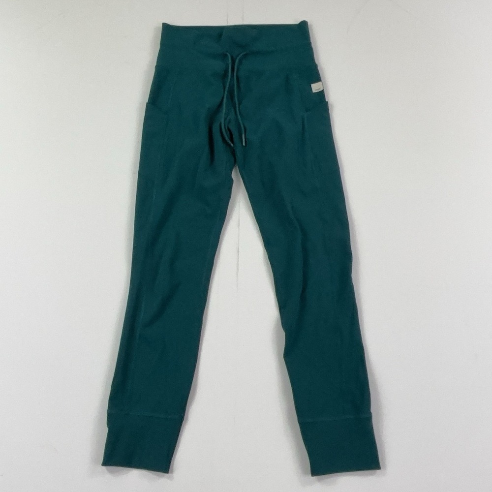 Vuori Daily Pocket Leggings Women's Small Tidal Teal High Rise Pockets VW490